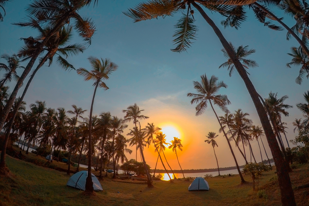Kavvayi Camping Sunset view